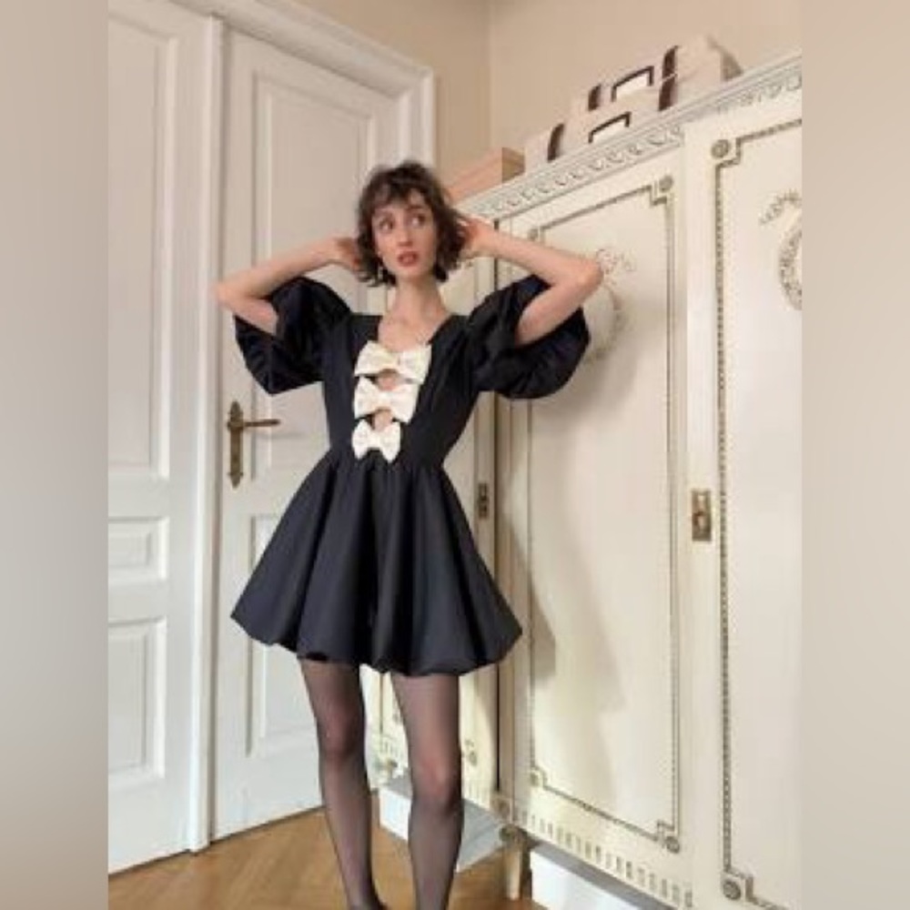 Dreamers Rebels Bow Dress Size M NWT